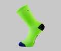 fluorescent green cycling socks