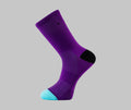 purple cycling socks