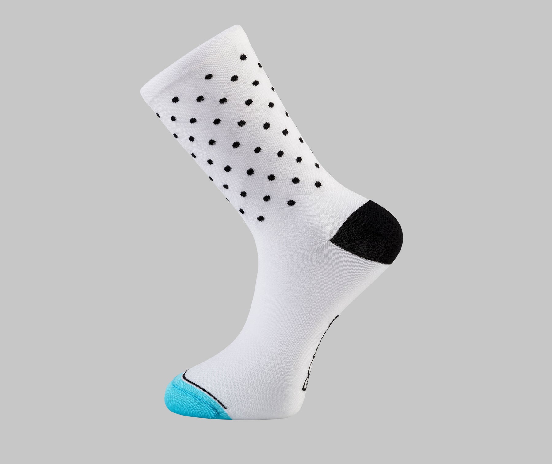 White Polka Dot - Cycling Socks | PONGO London | Skisocken