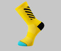 yellow cycling socks block Pongo London bright cycling socks 