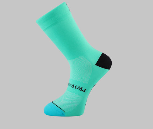 celeste bianchi cycling socks PONGO London cycling socks