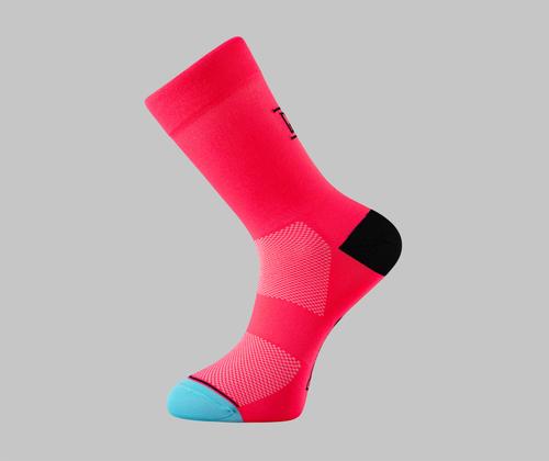 pink cycling socks